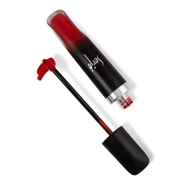 رژ لب مایع مخملی مات سرژه کد 101 (Classic Red)