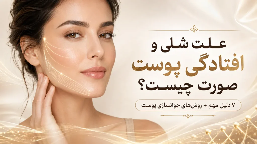 علت شلی و افتادگی پوست صورت